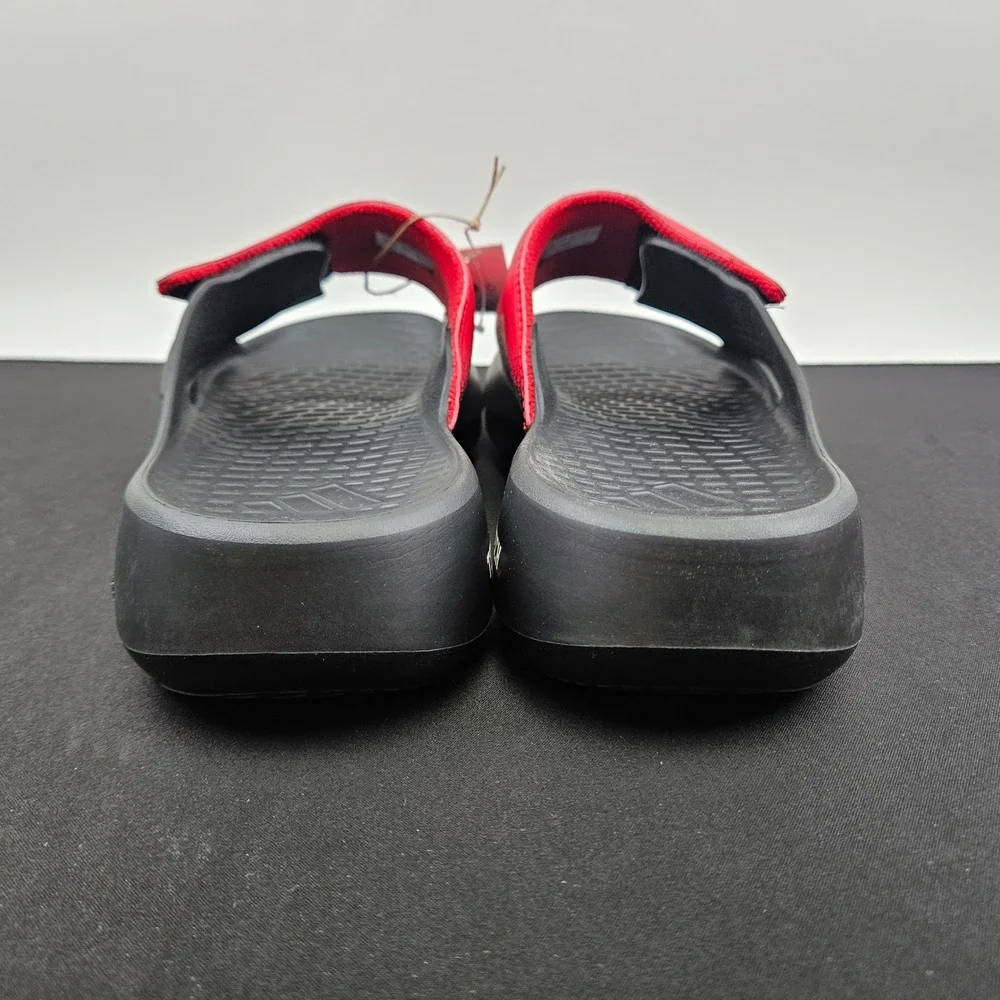 Adidas Lightblaze Slide Texas Tech Red Raiders Mens 13 Red Black Sandals New